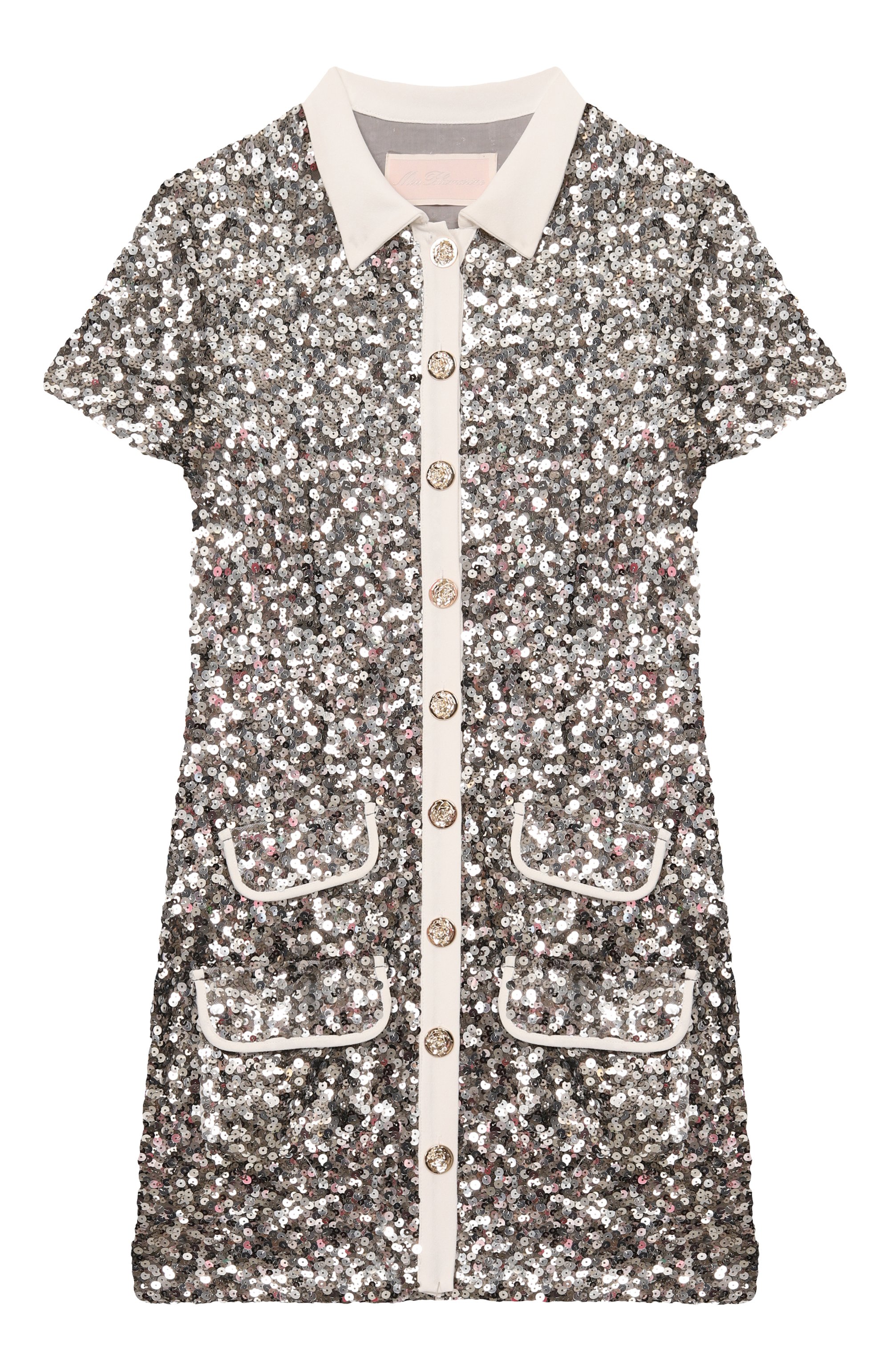 Платье с отделкой пайетками BLUMARINE, арт. BFAB028C/TV105/14-16A, фото 1