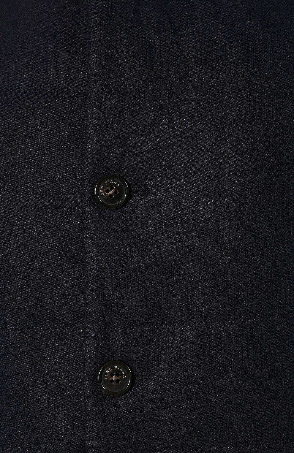 Льняной жилет LORO PIANA темно-синего цвета по цене 125500 руб., арт. FAL1520, фото 5 Льняной жилет LORO PIANA, арт. FAL1520, фото 5