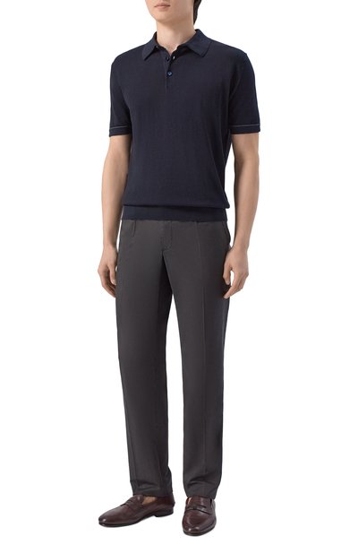 Мужская хлопковое поло BRIONI, арт. UMR200/P0K15