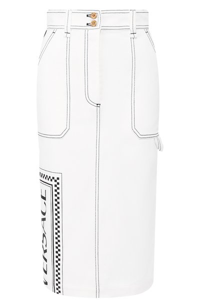 Женская джинсовая юбка VERSACE, арт. A82186/A215897