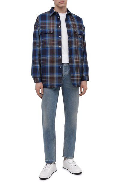 Кожаные кеды PRADA, арт. 2EE364-3LJ6-F0964, фото 2