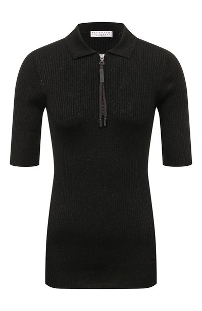 Поло из кашемира и шелка BRUNELLO CUCINELLI, арт. M41835505P, фото 1