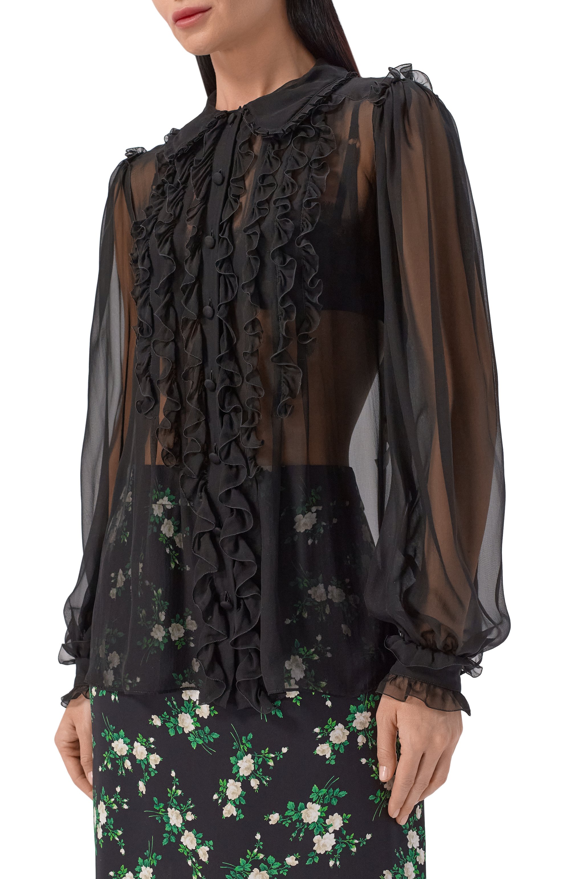 Шелковая блузка DOLCE & GABBANA, арт. F5U02T/FU1AT, фото 3