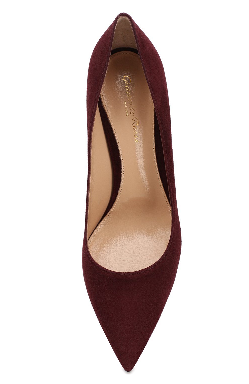 Замшевые туфли gianvito 70 GIANVITO ROSSI бордового цвета по цене 89950 руб., арт. G26770.70RIC.CAMR0YA, фото 5 Замшевые туфли gianvito 70 GIANVITO ROSSI, арт. G26770.70RIC.CAMR0YA, фото 5