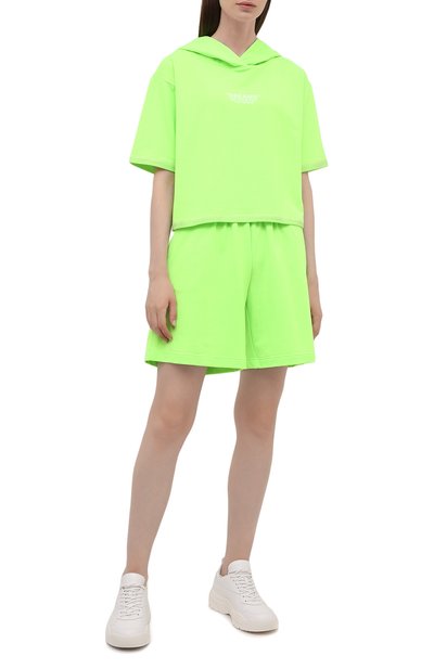 Женский хлопковый костюм SEVEN LAB, арт. HTS21-D neon green