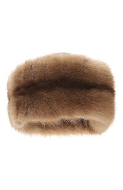 Женская меховая шапка из норки и соболя VICTORIA KUSENKOVA, арт. 061913694455