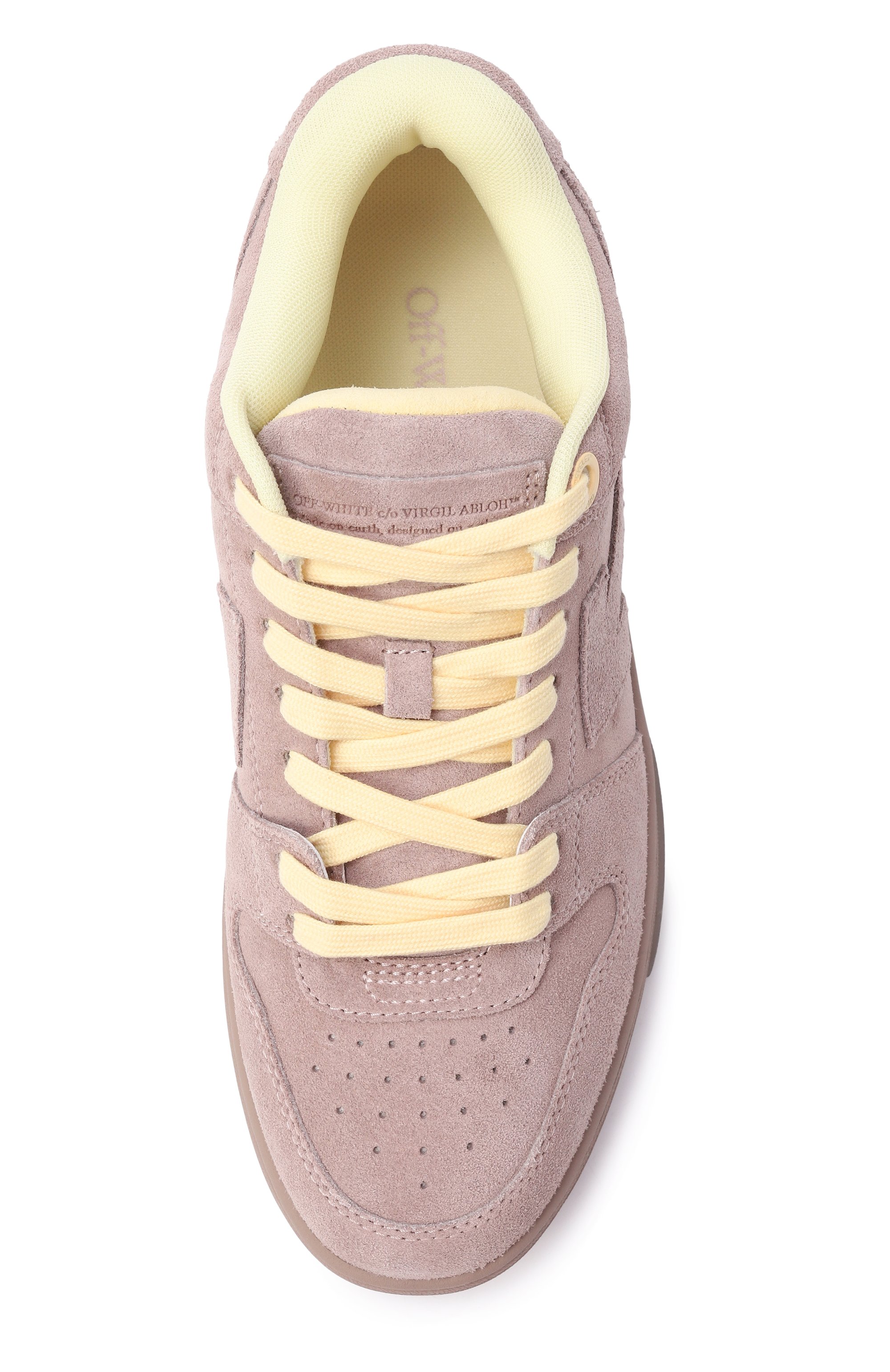 Замшевые кеды out of office OFF-WHITE, арт. 0WIA259F25LEA0096D6D, фото 6