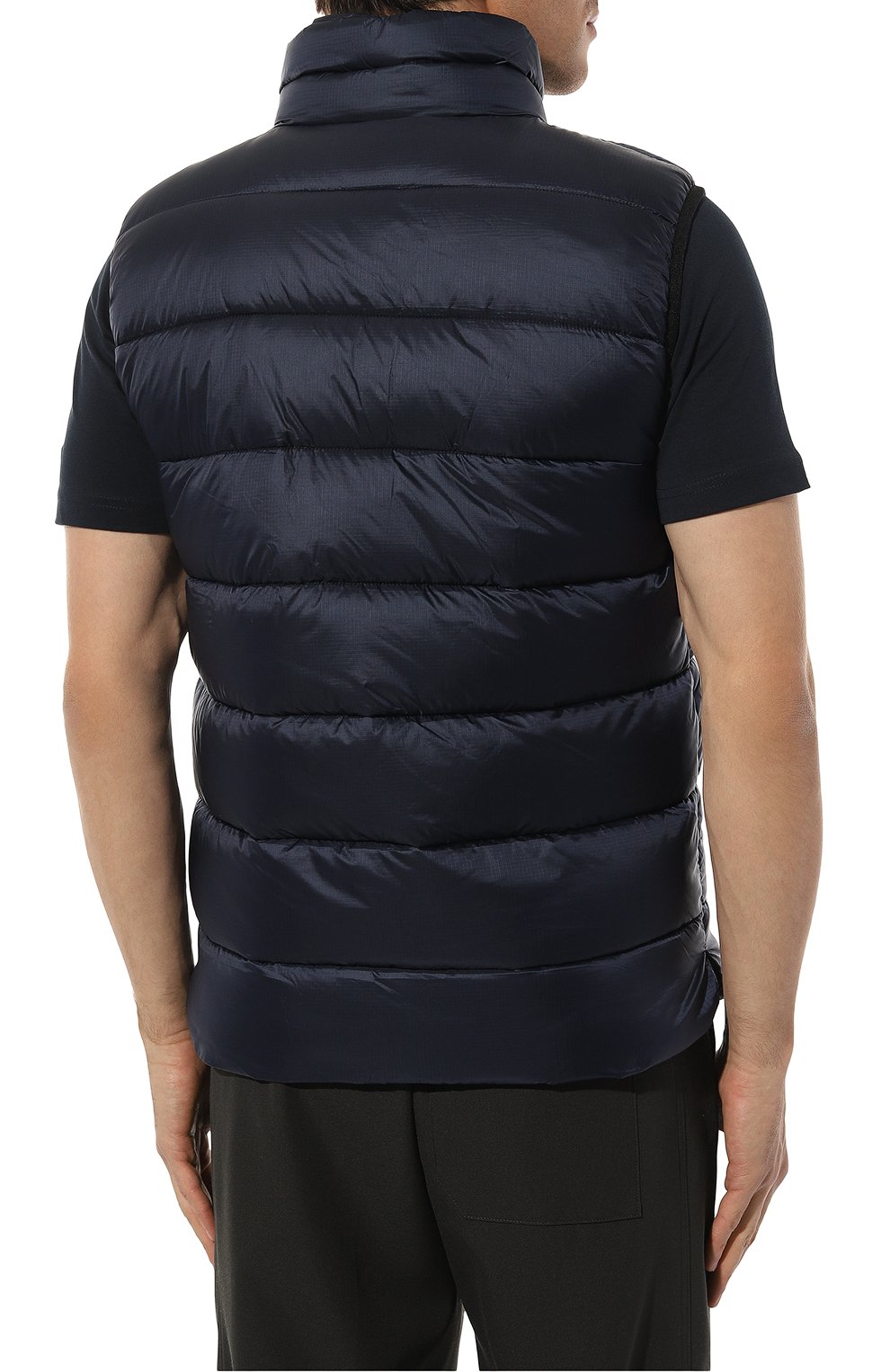 Утепленный жилет AERONAUTICA MILITARE темно-синего цвета по цене 31150 руб., арт. 232/AB2105CT3181, фото 4 Утепленный жилет AERONAUTICA MILITARE, арт. 232/AB2105CT3181, фото 4