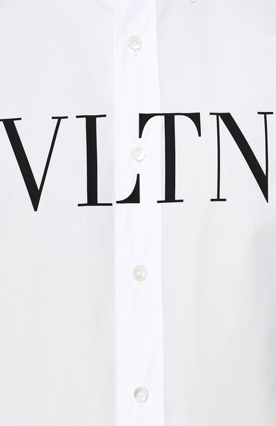 Хлопковая рубашка с воротником кент VALENTINO, арт. QV3AB711TKX, фото 5