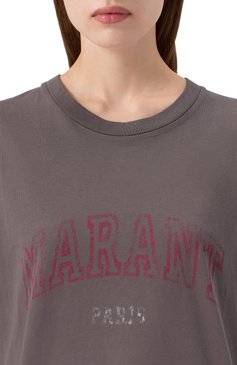 Хлопковая футболка ISABEL MARANT ETOILE, арт. 23PTS0069FA-A1N97E, фото 5