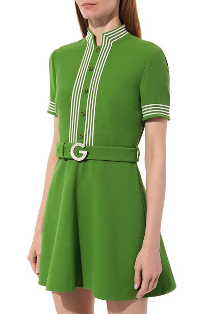 Шерстяное платье GUCCI, арт. 643352 ZAFGT, фото 3