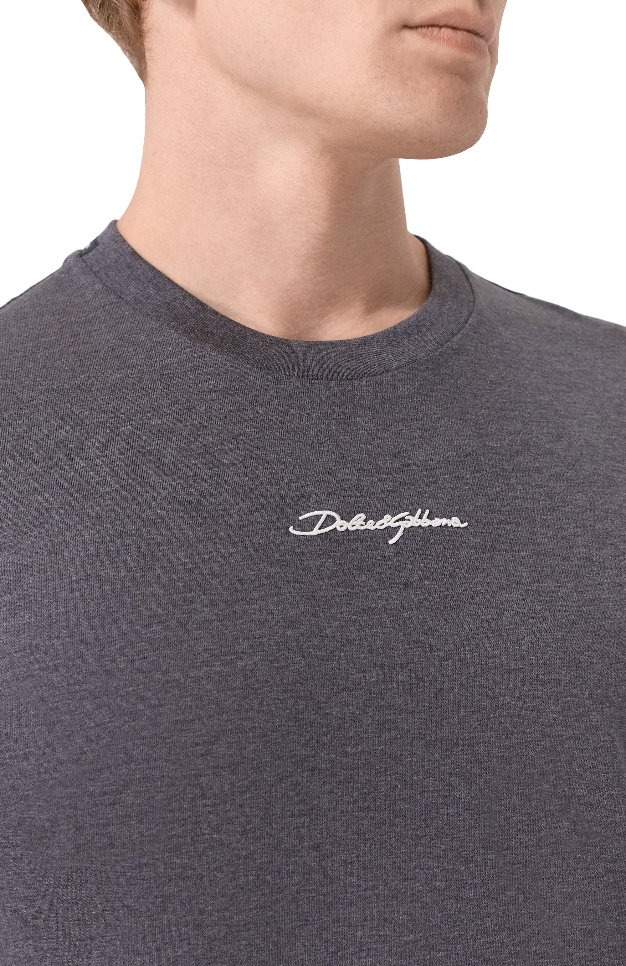 Хлопковая футболка DOLCE & GABBANA, арт. G8RN8Z/G7P0C, фото 5