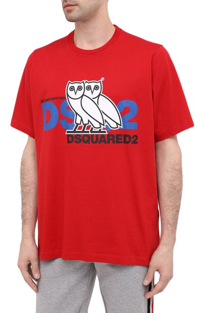 Хлопковая футболка d2 x ovo DSQUARED2, арт. S74GD0765/S23009, фото 3