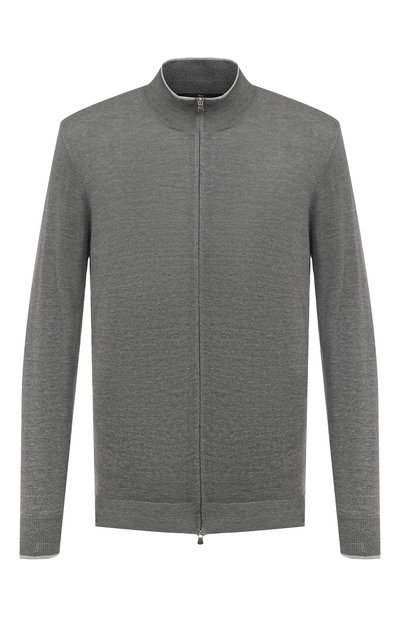 Мужской кардиган из шелка и хлопка GRAN SASSO, арт. 43151/16290