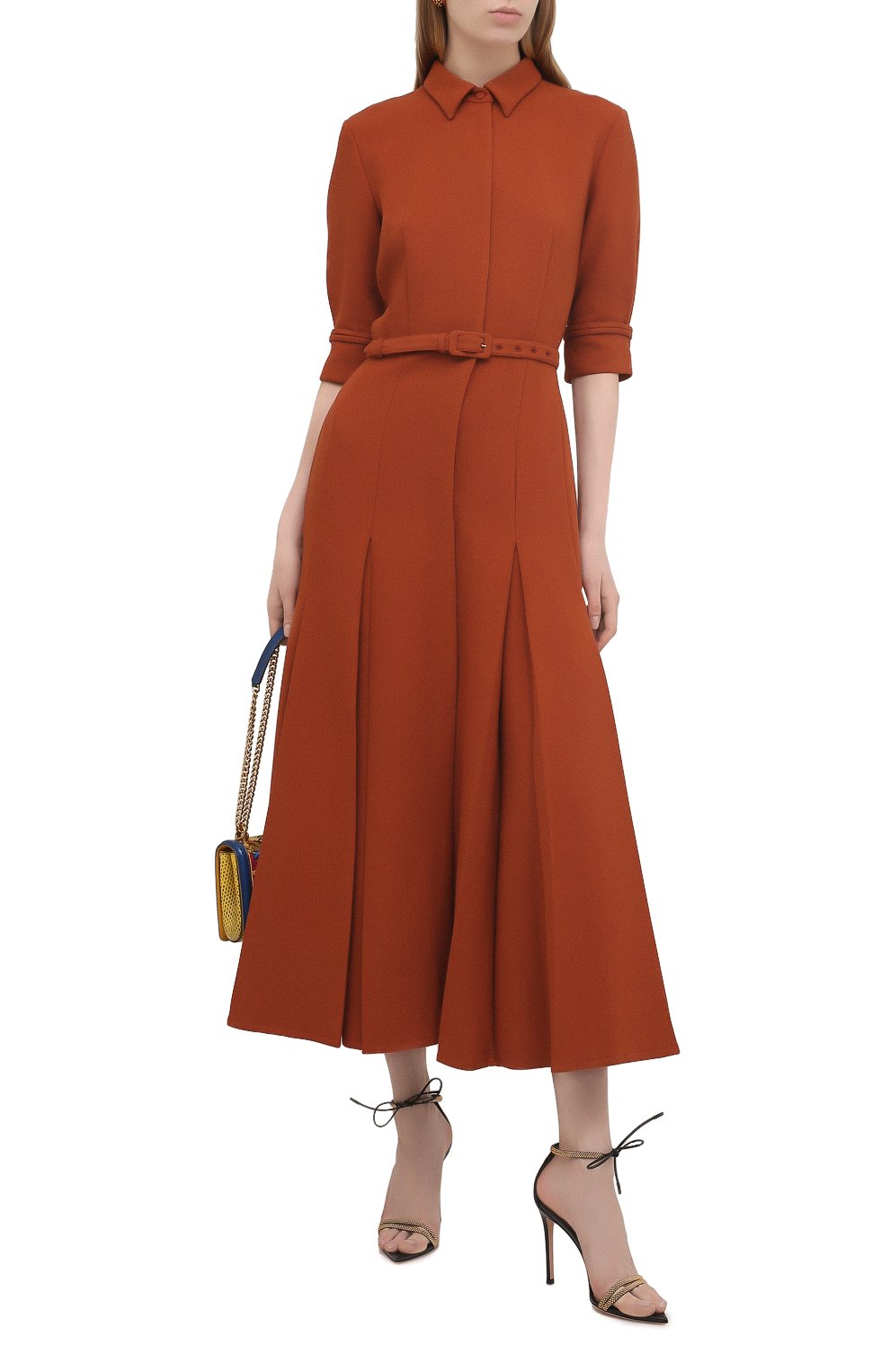 Кожаные босоножки messalina GIANVITO ROSSI, арт. G61646.15RIC.XCNNENE, фото 2