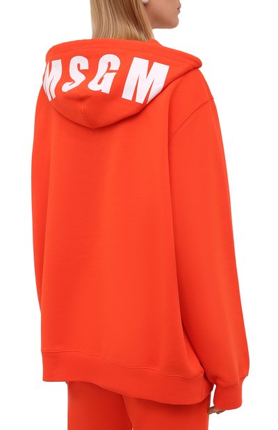 Хлопковое худи MSGM, арт. 3141MDM535 217799, фото 4