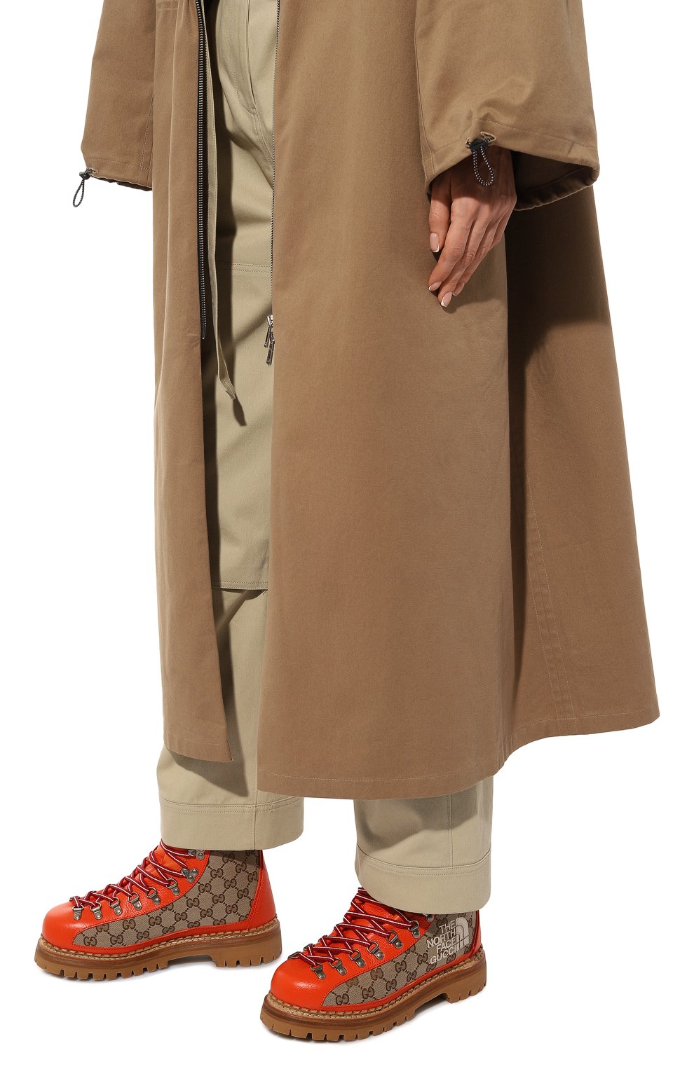 Комбинированные ботинки the north face x gucci GUCCI, арт. 679927 18A40, фото 3