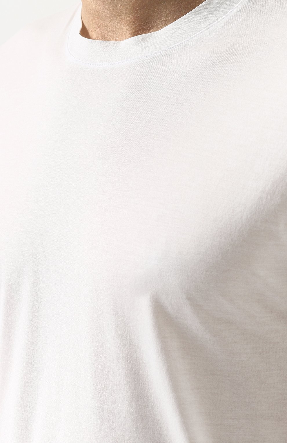 Хлопковая футболка с круглым вырезом KITON, арт. UK843/ME18HE30003, фото 5