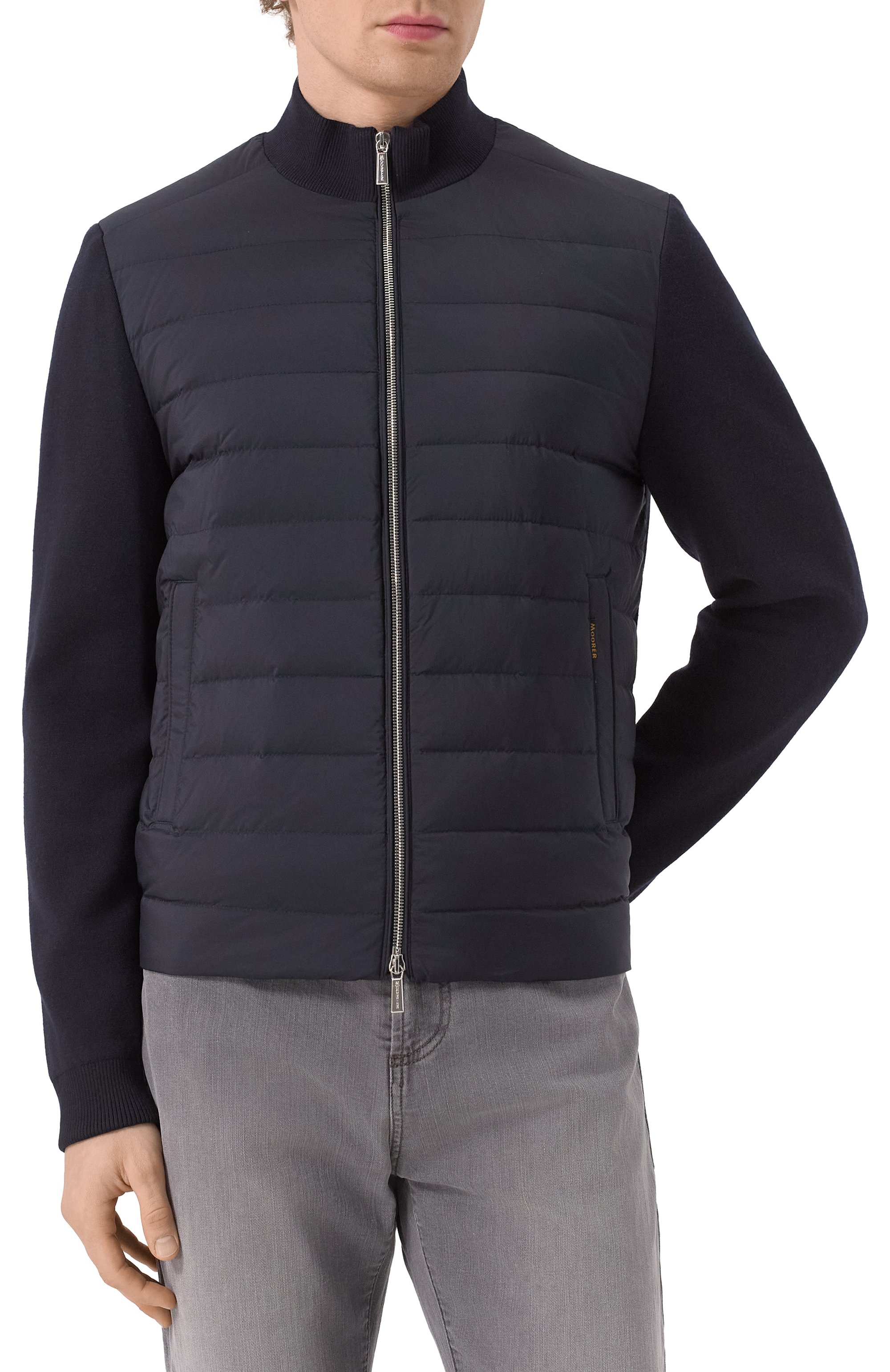 Комбинированная толстовка MOORER, арт. DUNCAN-S3Z, фото 3