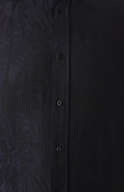 Рубашка из хлопка и льна BRUNELLO CUCINELLI, арт. MM6631718P, фото 5