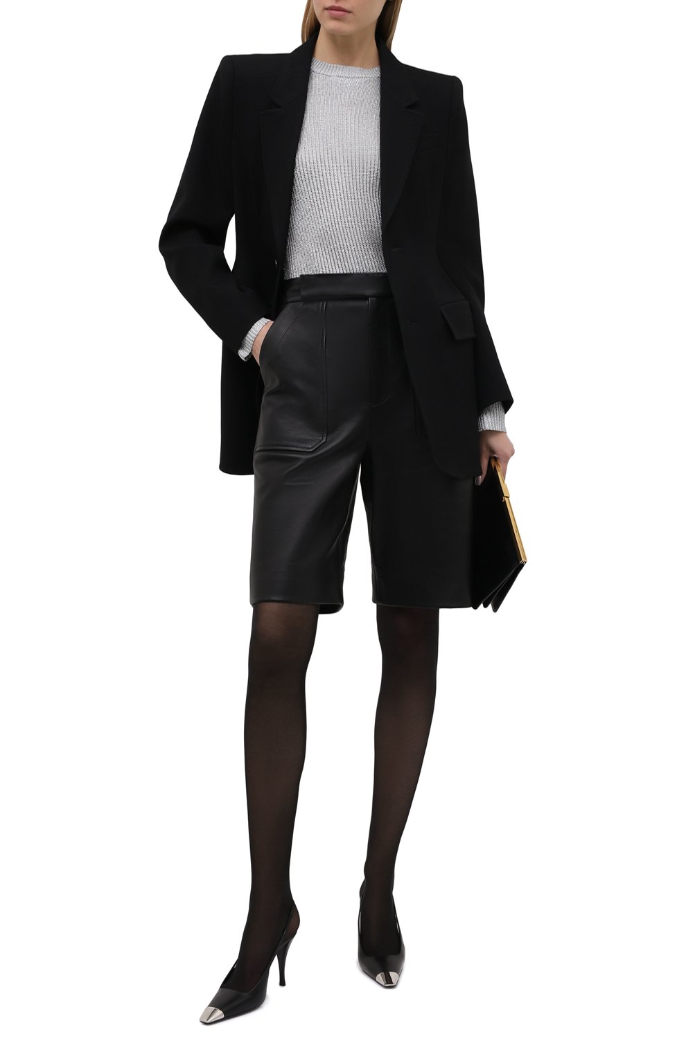 Кожаные туфли blade SAINT LAURENT, арт. 658095/AKPNN, фото 2