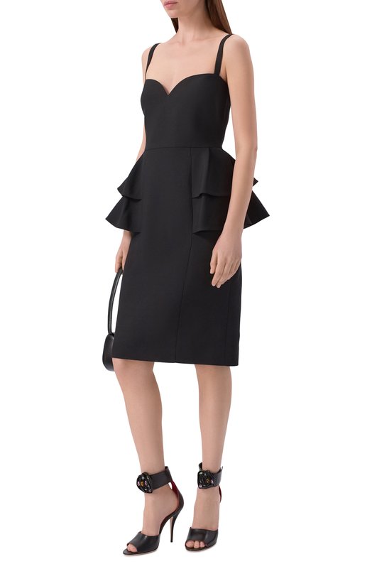 Кожаные босоножки Drip Rose 105 Valentino 8W2S0MY5/RDW Чёрный  8W2S0MY5/RDW Фото 3
