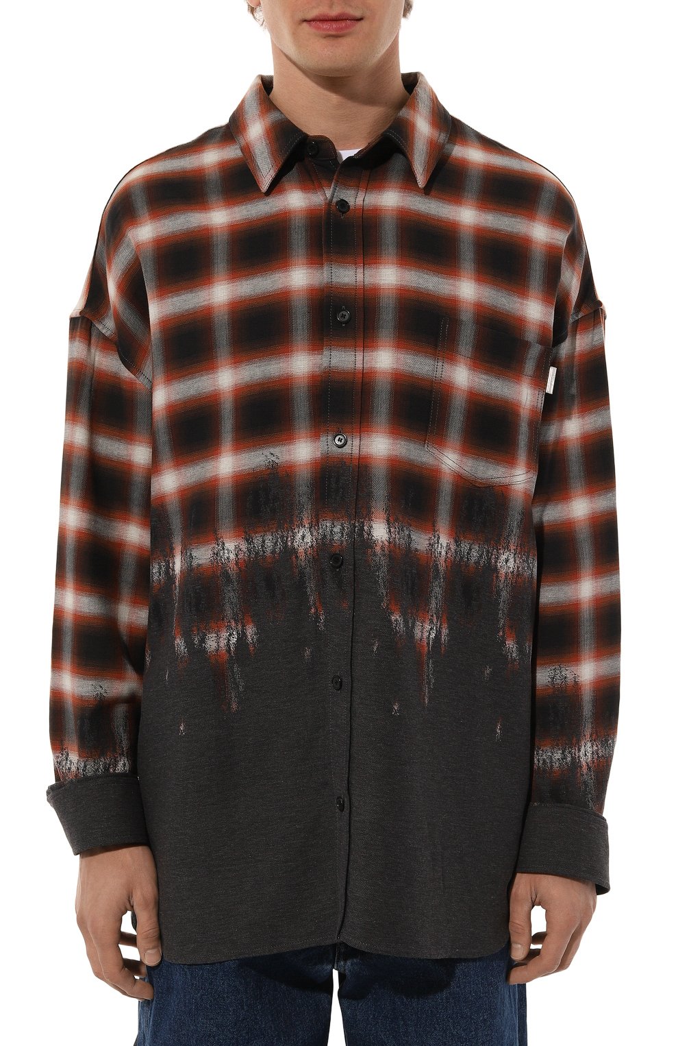 Хлопковая рубашка JUUN.J разноцветного цвета по цене 63400 руб., арт. JC4964P01/D, фото 3 Хлопковая рубашка JUUN.J, арт. JC4964P01/D, фото 3