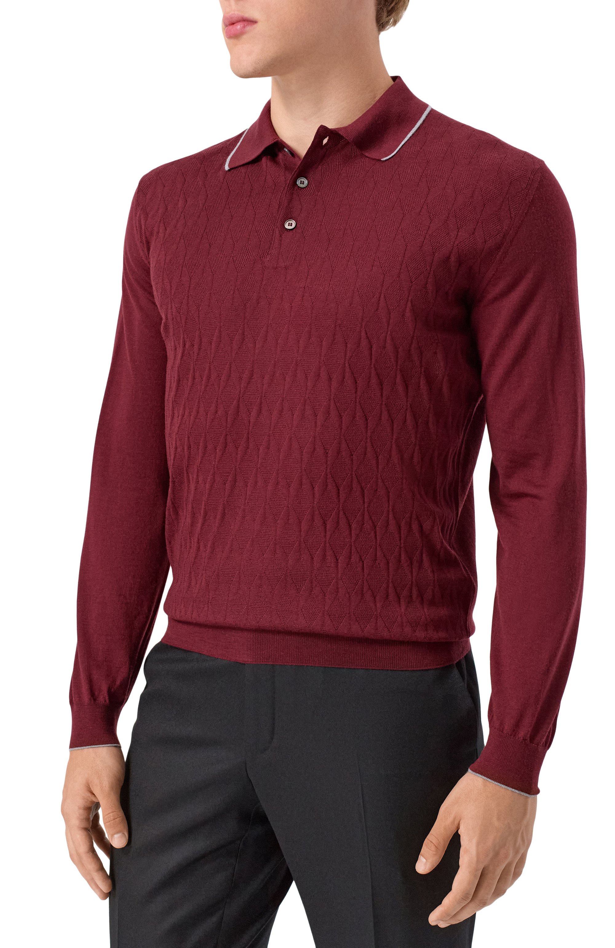 Шерстяное поло FEDELI, арт. MU006427, фото 3