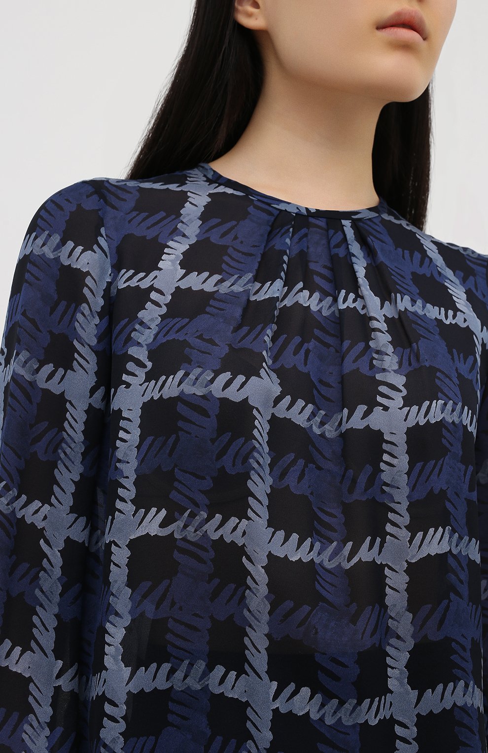 Шелковая блузка EMPORIO ARMANI, арт. 9NK12T/92509, фото 5