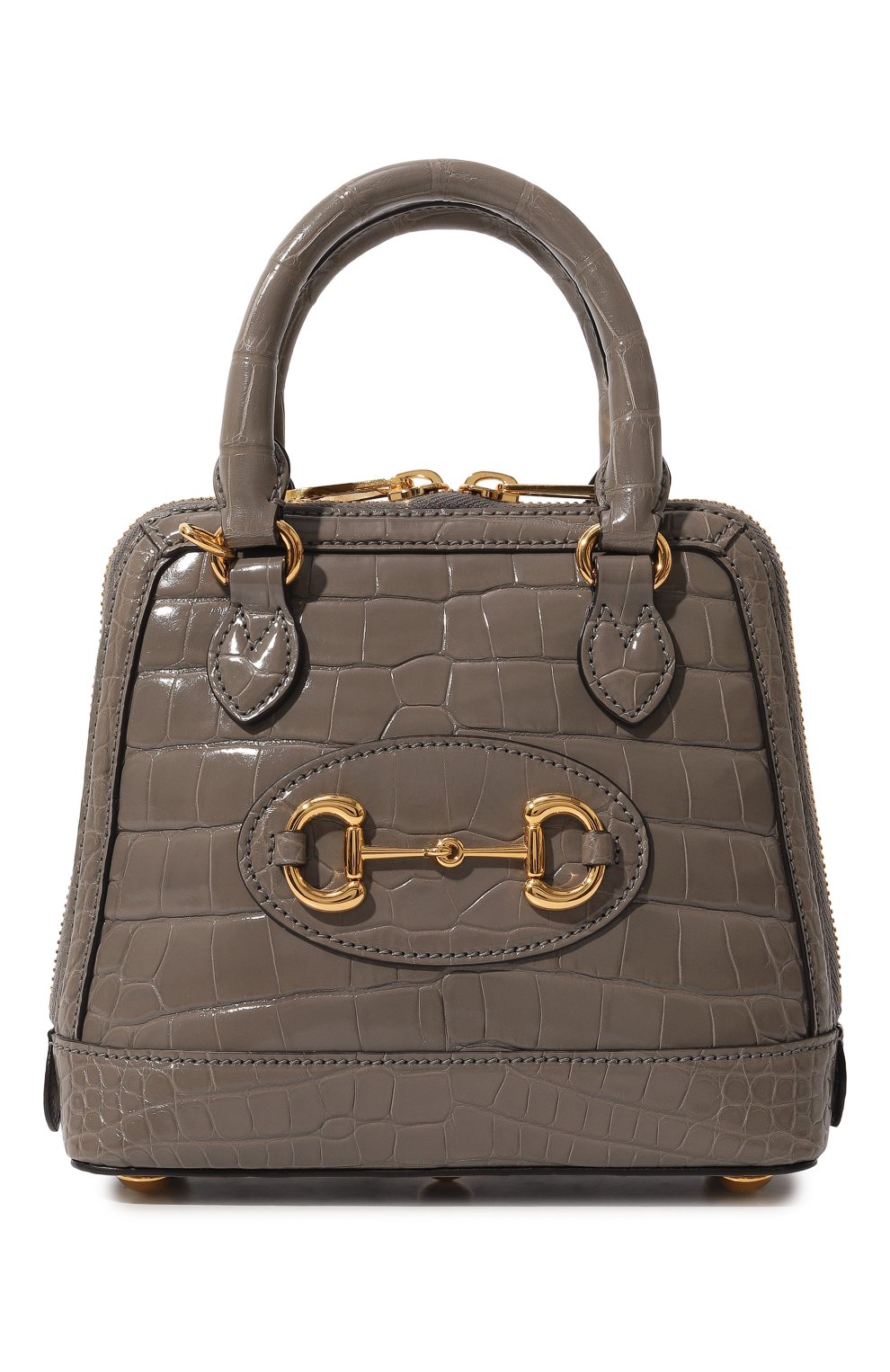 Сумка gucci horsebit 1955 mini из кожи аллигатора GUCCI, арт. 640716 EV40G, фото 1