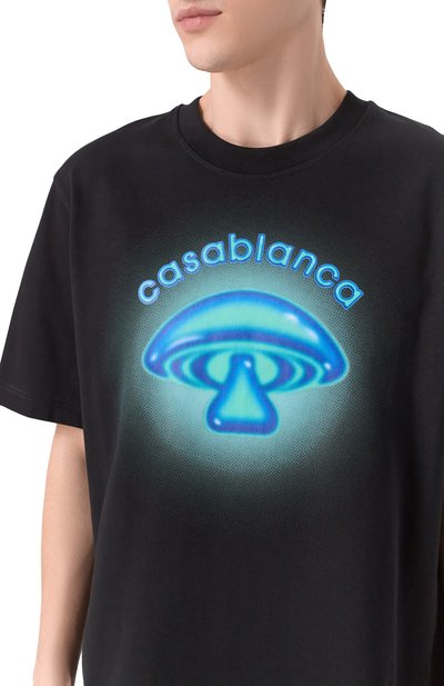 Хлопковая футболка CASABLANCA, арт. M-SP26-JTS-001-12, фото 5