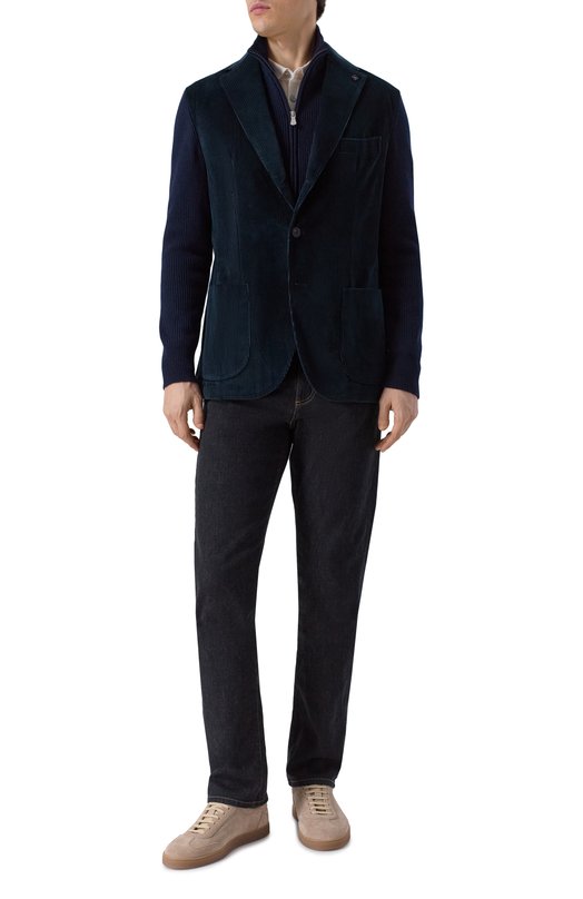 Вельветовый пиджак Gran Sasso 23121/52221 Синий  23121/52221 Фото 2