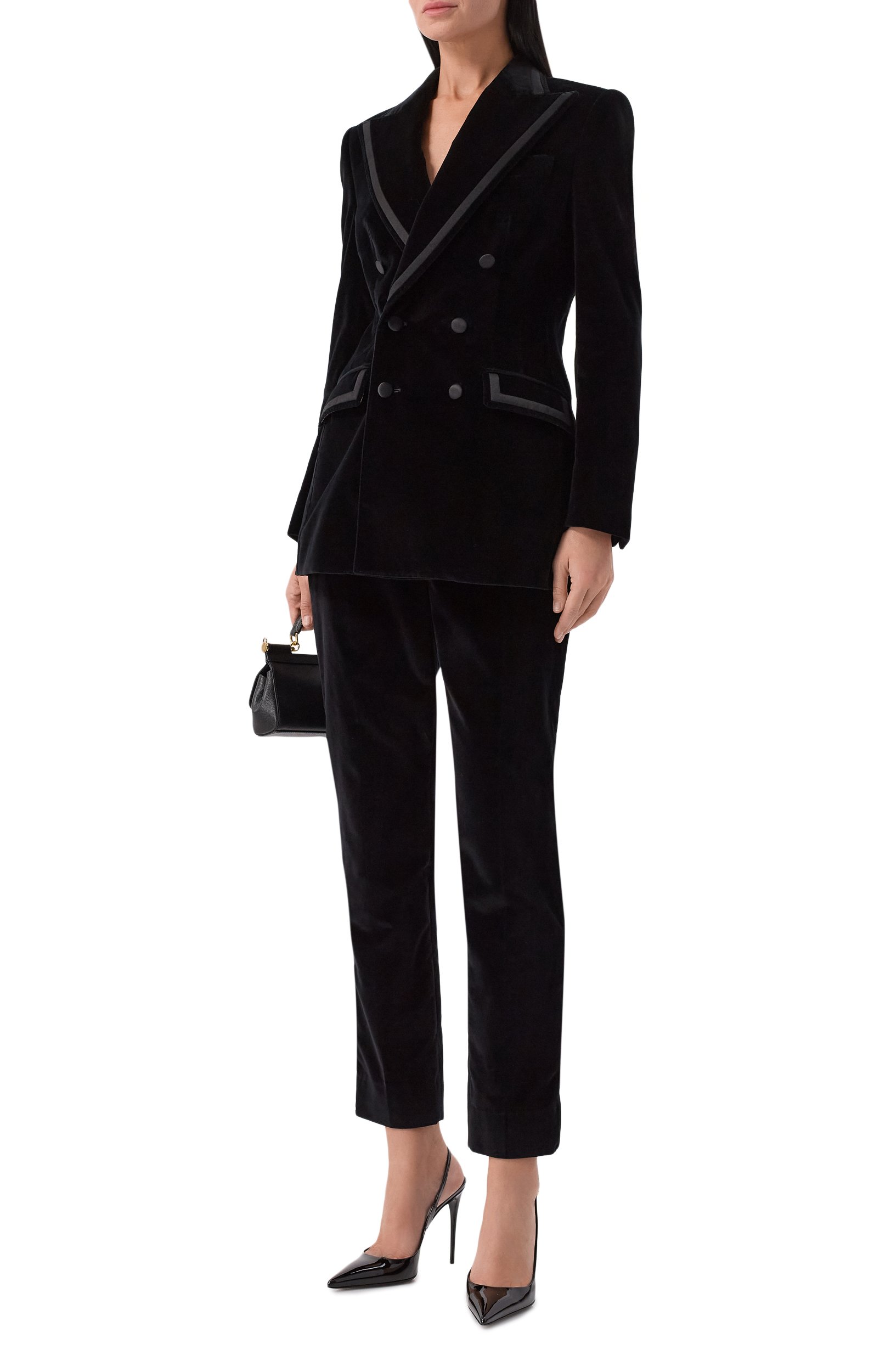 Бархатный жакет DOLCE & GABBANA, арт. F2JAWT/FUVG7, фото 2