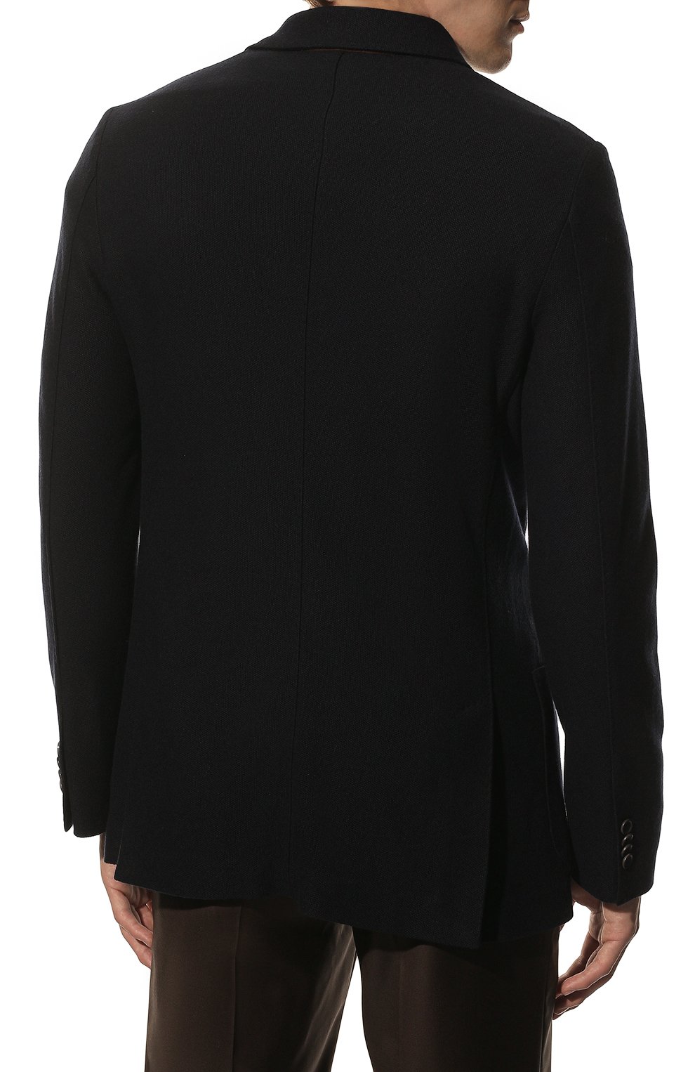 Пиджак из шелка и кашемира LORO PIANA темно-синего цвета по цене 299500 руб., арт. FAI2572, фото 4 Пиджак из шелка и кашемира LORO PIANA, арт. FAI2572, фото 4