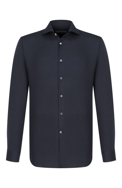 Мужская сорочка из хлопка и вискозы CORNELIANI, арт. 26P002-2611300