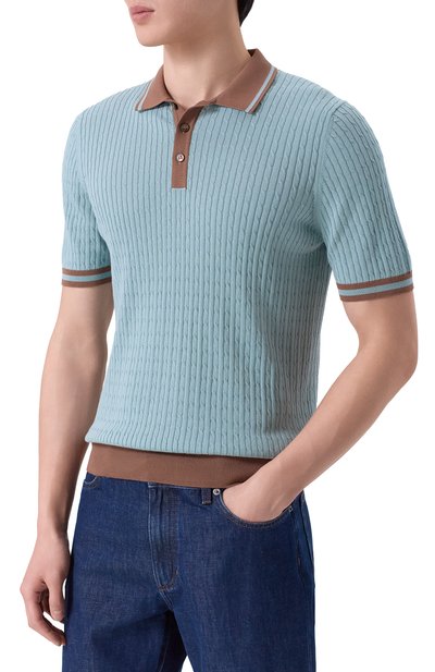 Хлопковое поло GRAN SASSO, арт. 57113/20625, фото 3