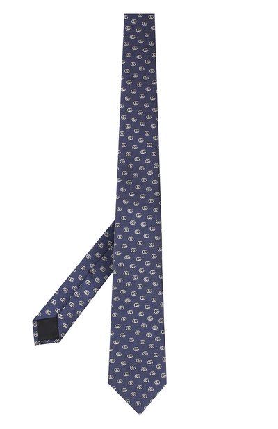 Шелковый галстук с принтом GUCCI, арт. 444421/4E002, фото 2