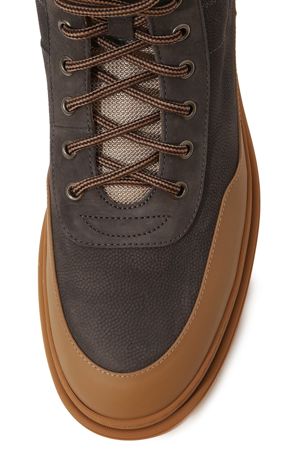 Кожаные хайкеры BRUNELLO CUCINELLI, арт. MZUUDB2211, фото 6