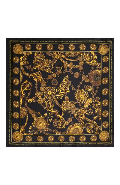 Шелковый платок VERSACE JEANS COUTURE, арт. 71HA7H01-F0ULARD SATIN REGALIA/ZG005, фото 4