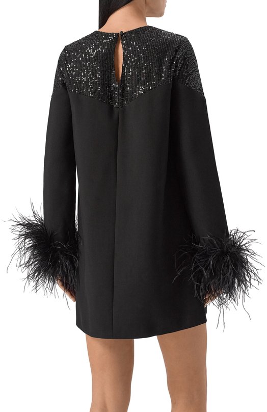 Платье с отделкой пайетками Botrois SKU5115887693 Чёрный  SKU5115887693 Фото 3