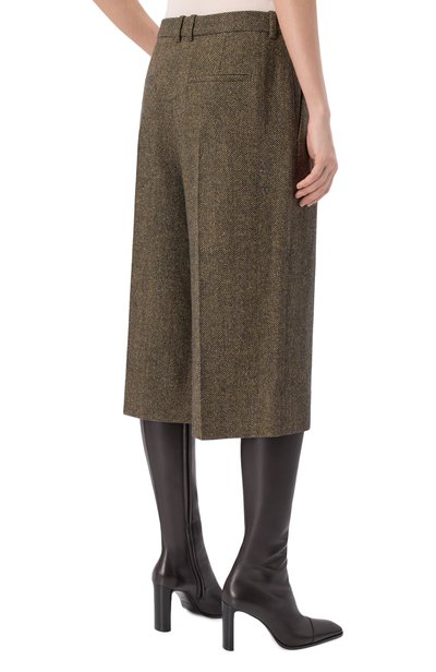 Шорты из шерсти и шелка SAINT LAURENT, арт. 866251/Y3L22, фото 4