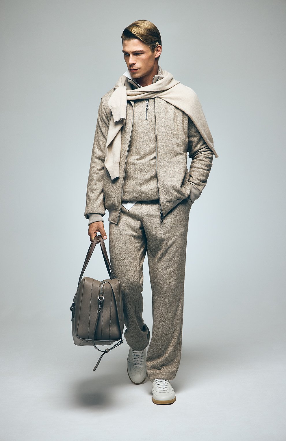 Хлопковый джемпер BRUNELLO CUCINELLI, арт. M29400100, фото 6