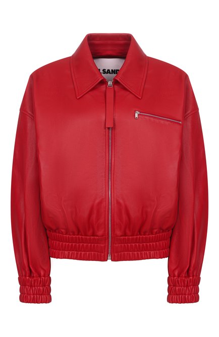 Женский кожаный бомбер JIL SANDER, арт. J02SW0048/J07187