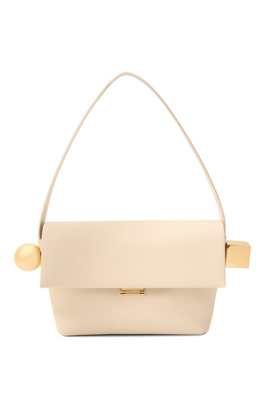 Сумка Le Rond Carré Jacquemus 24HBAW00383AC2/7L14 Кремовый 24HBAW00383AC2/7L14