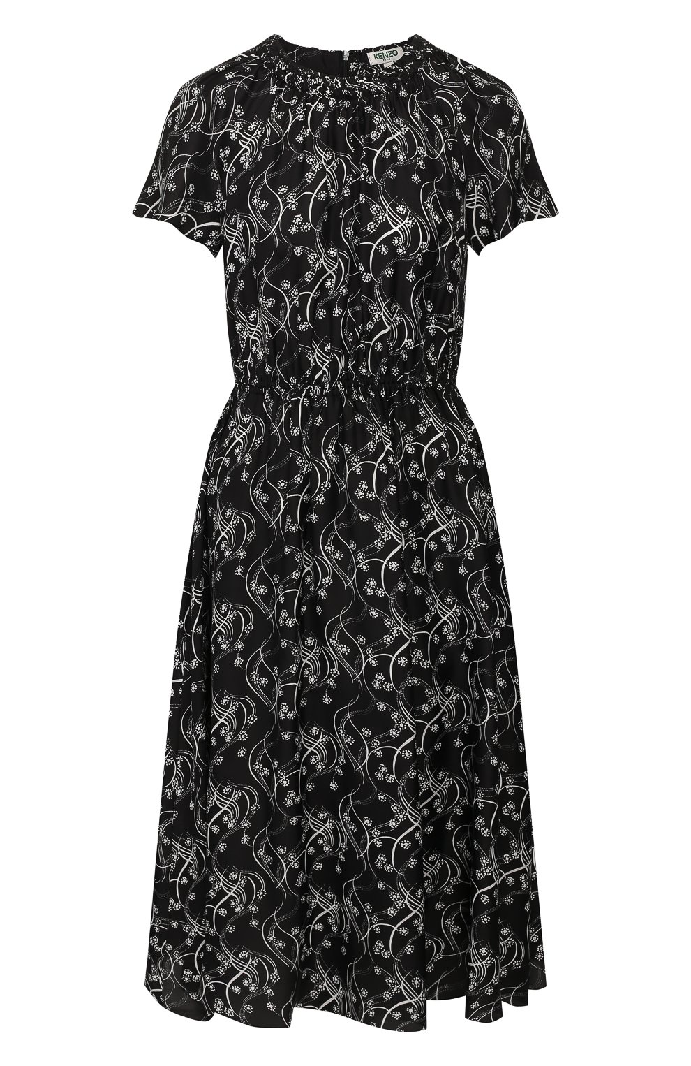 Платье из смеси вискозы и шелка KENZO, арт. FA52R0181521, фото 1