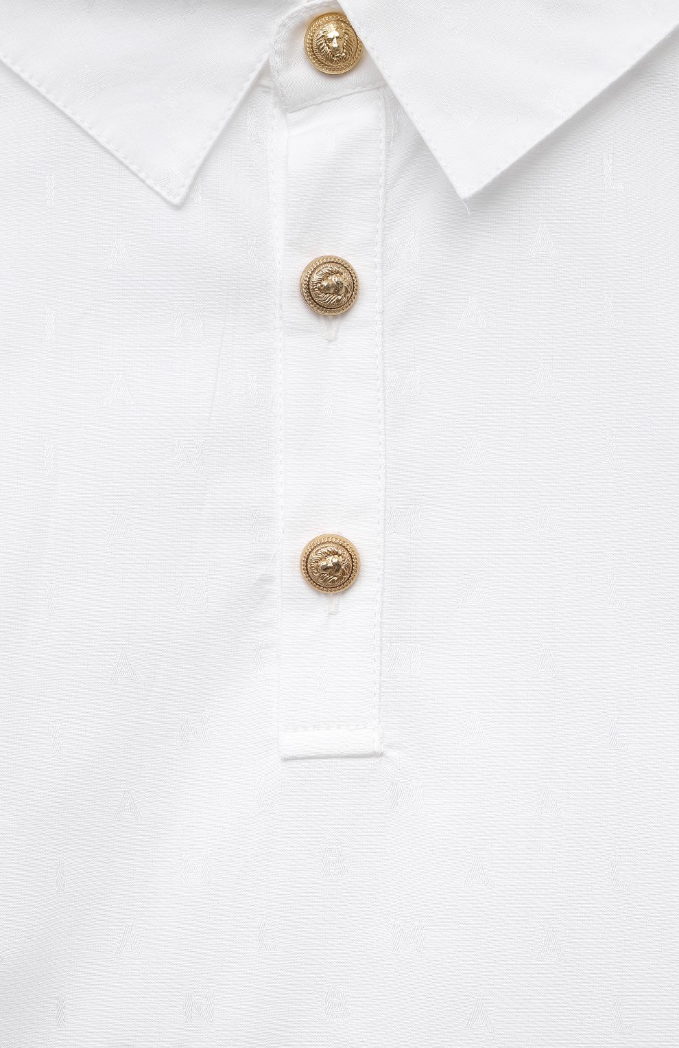 Хлопковое поло BALMAIN, арт. BU8R11, фото 3