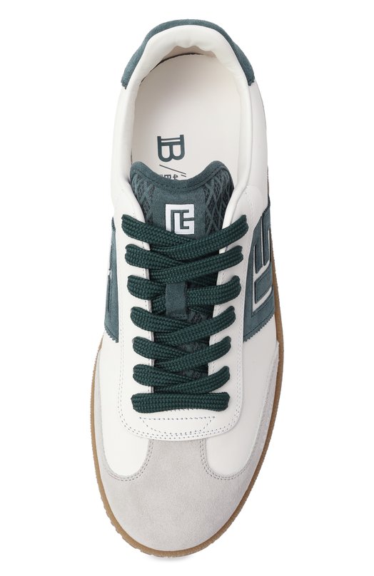 Кожаные кеды Swan Balmain FM1VI360/LCWE Белый  FM1VI360/LCWE Фото 6