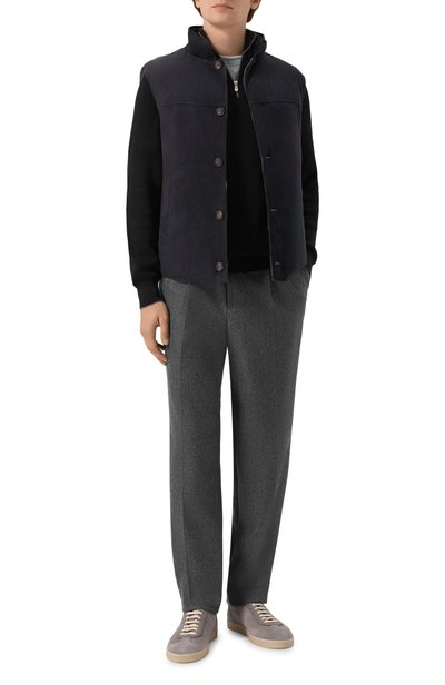 Мужские шерстяные брюки BRUNELLO CUCINELLI, арт. M038PE1710
