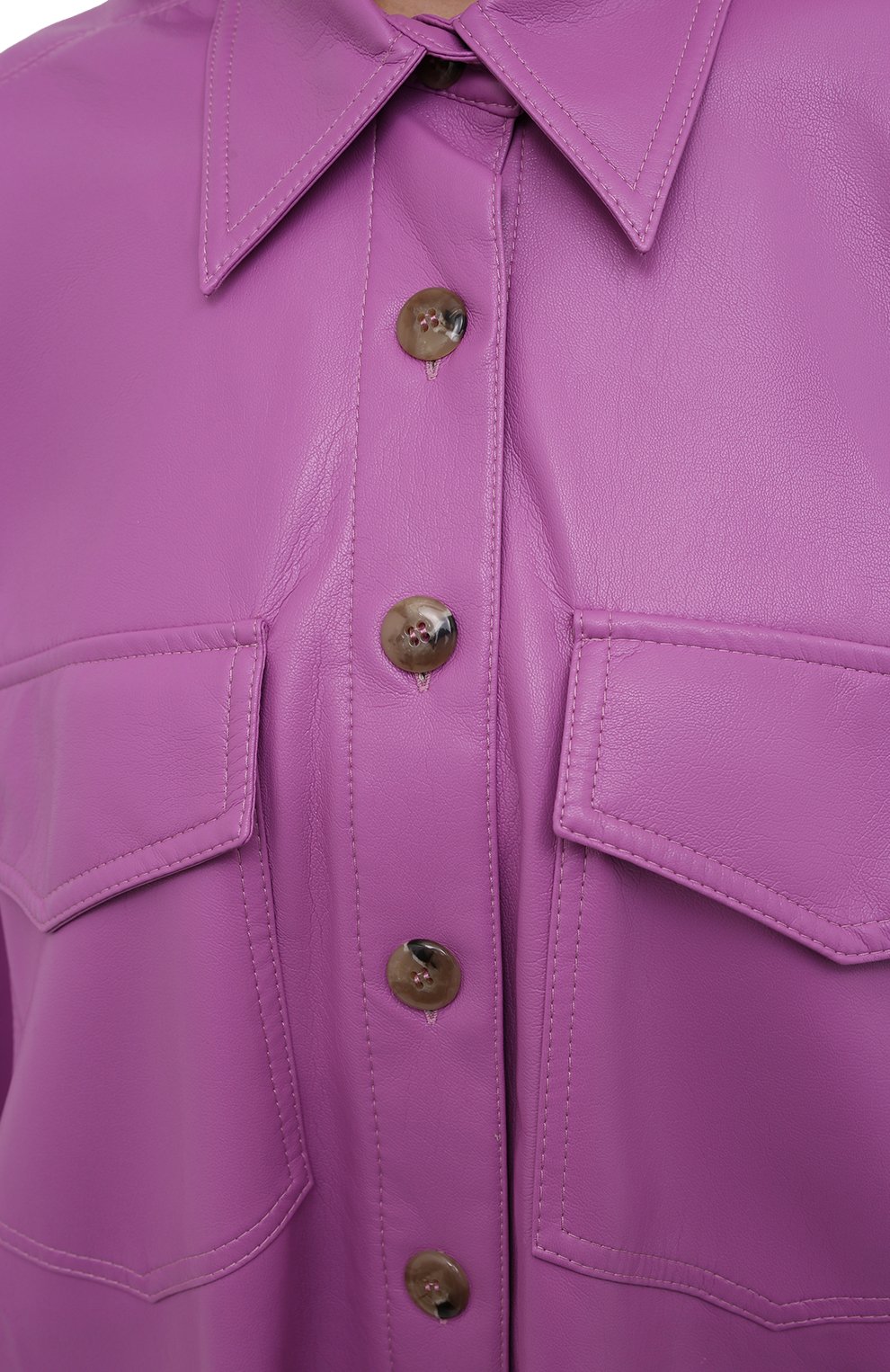 Рубашка из экокожи NANUSHKA, арт. NW21PFSH01132, фото 5