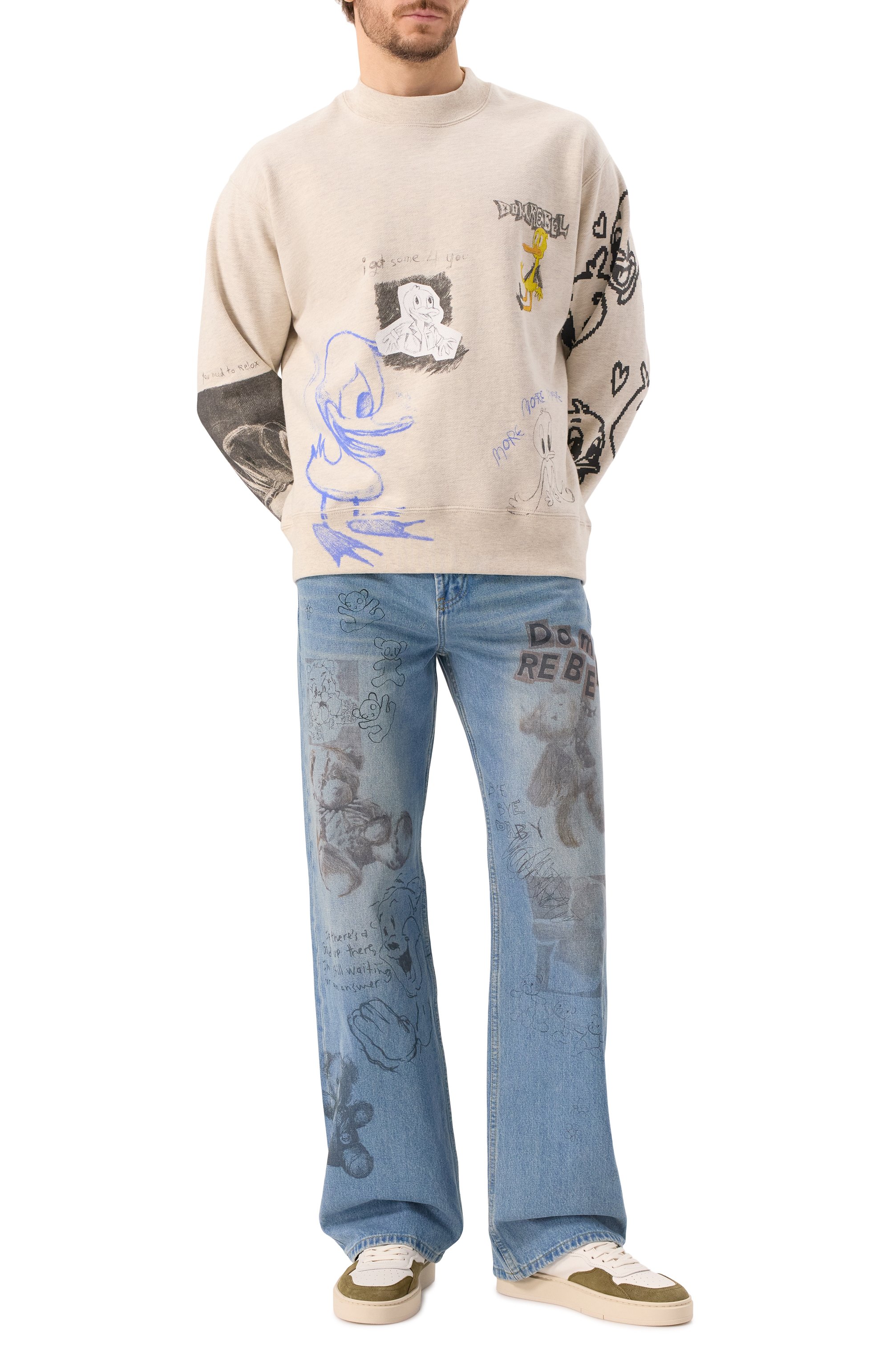 Джинсы DOMREBEL, арт. STUFFY/B00TCUT JEANS, фото 2